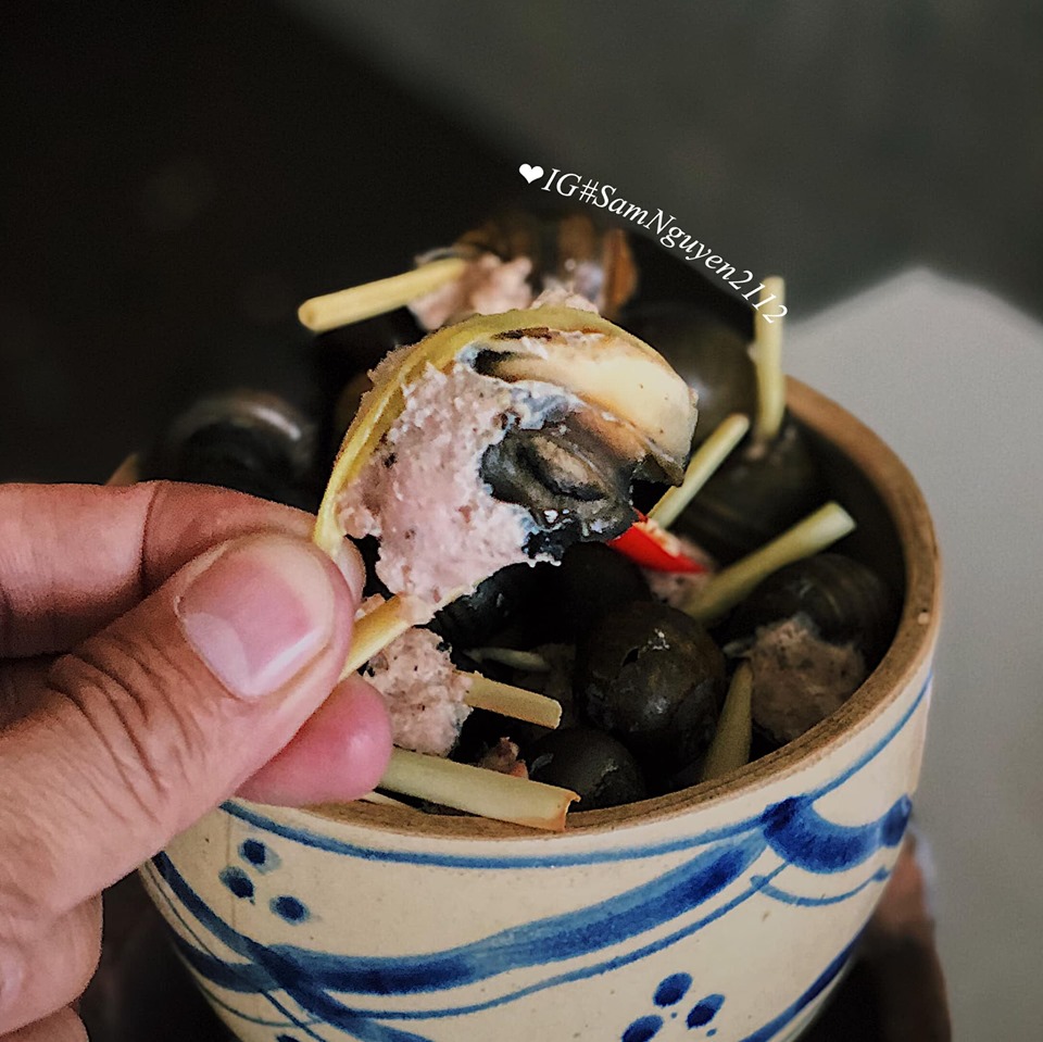 Ốc bươu nhồi thịt nổi rần rần tại Đà Lạt